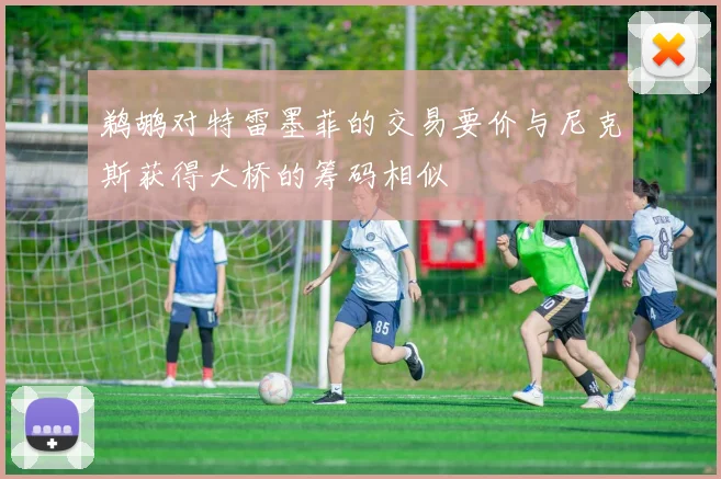 鹈鹕对特雷墨菲的交易要价与尼克斯获得大桥的筹码相似