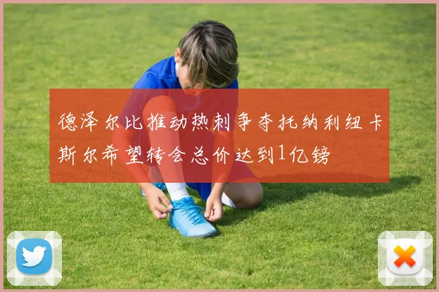 德泽尔比推动热刺争夺托纳利纽卡斯尔希望转会总价达到1亿镑